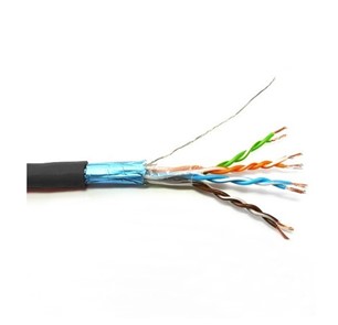 CAT6 F UTP shielded UV cable BLACK PVC OUTDOOR 305MTR Reel