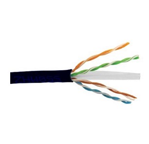 CAT6 Enhanced Burial and Outdoor Network cable 305mtr BLK REEL
