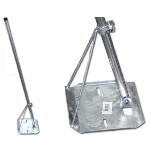 Tripod TV Antenna Roof Mount For Tin Roofs
