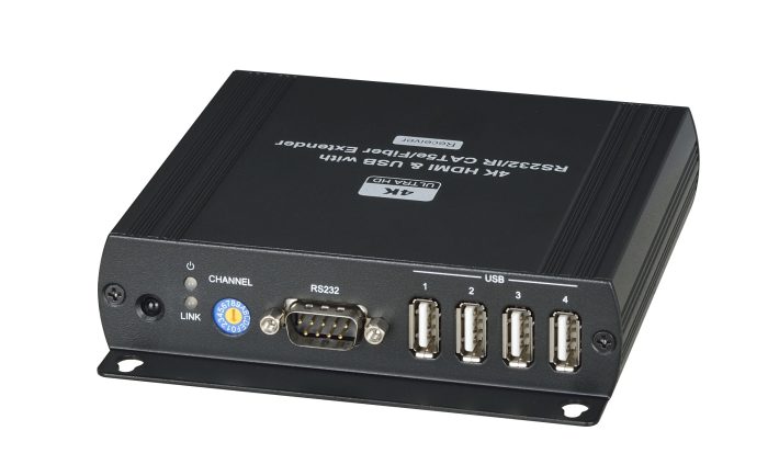 4K HDMI KVM & USB with RS232 Extender Kit