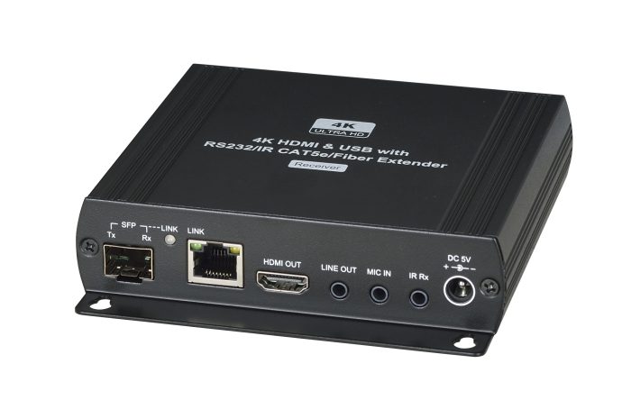 4K HDMI KVM & USB with RS232 Extender Kit