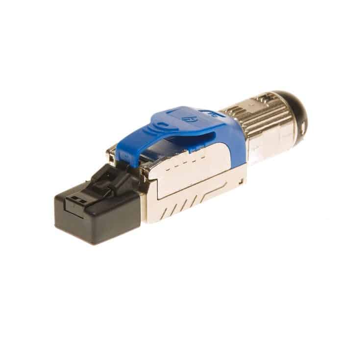 CAT6A Shielded Field Termination Toolless Plug